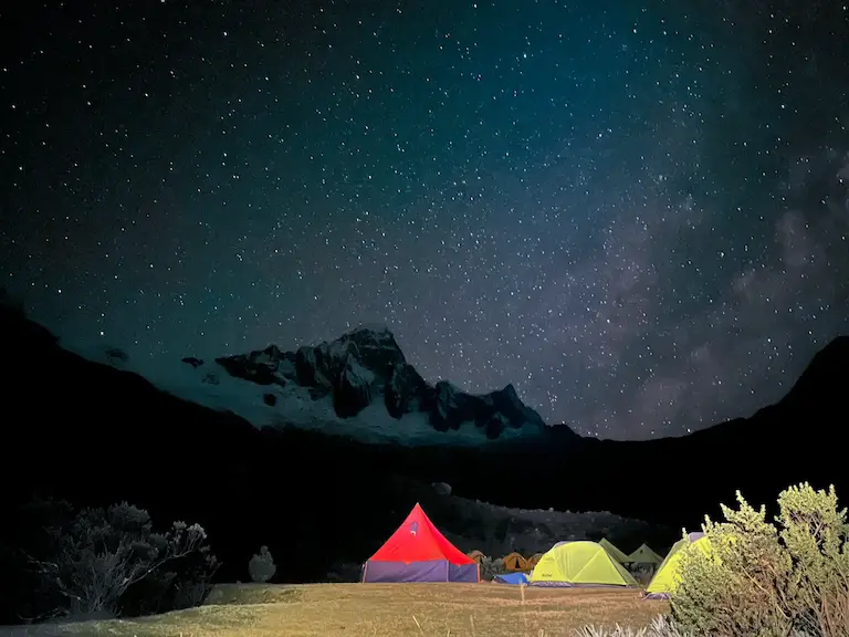 Santa Cruz Trekking & Ascencion nevado Pisco